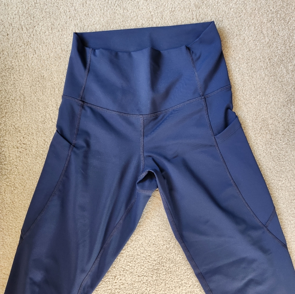 Navy blue, DYI medium size leggings.
